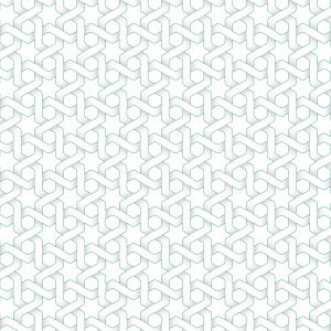 Vector abstract geometric islamic background. Based on ethnic muslim ornaments. Intertwined paper stripes. Elegant background